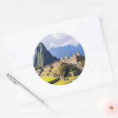MACHU PICCHU – ペルー – 表示 ラウンドシール (封筒)