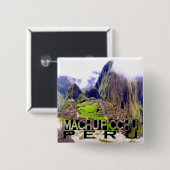 Machu Picchu 缶バッジ (正面&裏面)