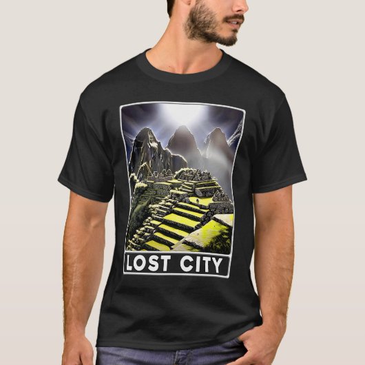 Machu Picchu Cordillera Peru Lost City Tシャツ (正面)