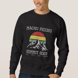 Machu Picchu Inca Trail Summit 2023 Sun Hike Cusco スウェットシャツ