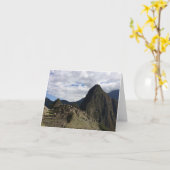 Machu Picchu Notecard カード (黄色い花)