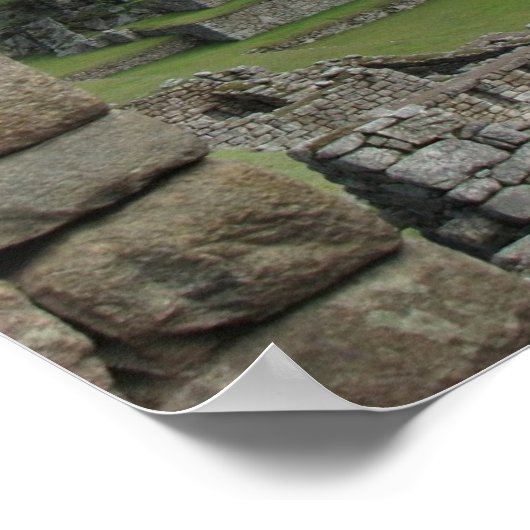 Machu Picchu, Peru ポスター (角)