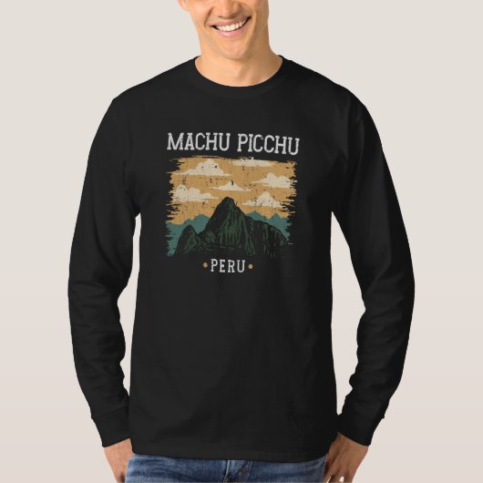 Machu Picchu Peru Peruvian Vacation Souvenir Touri Tシャツ (正面)