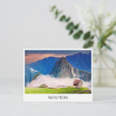 Machu Picchu, Peru travel postcard シーズンポストカード (スタンド正面)