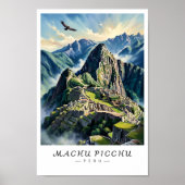 Machu Picchu Peru Wall Art, Inca City ポスター (正面)