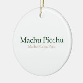 Machu Picchu, PeruMachu Picchu セラミックオーナメント (左)
