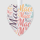 Maci オーナメント (正面)