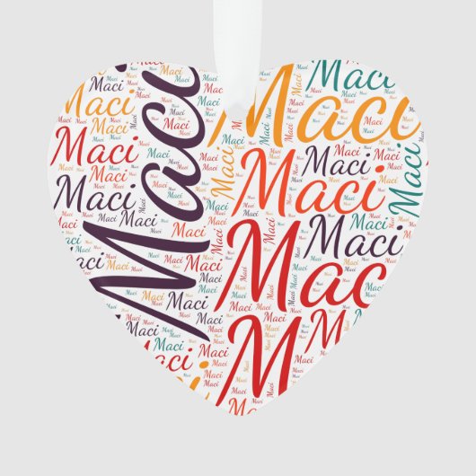 Maci オーナメント (正面)