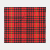 MacIan Plaid フリースブランケット (正面(横))