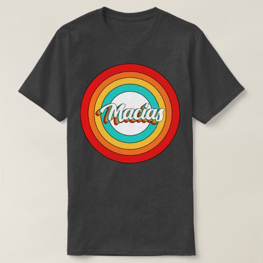 Macias Name ShirtヴィンテージMacias Circle Tシャツ (デザイン正面)