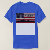 Mack DE358駆逐艦エスコート船ダイアグラムUSAアメリ Tシャツ (デザイン正面)