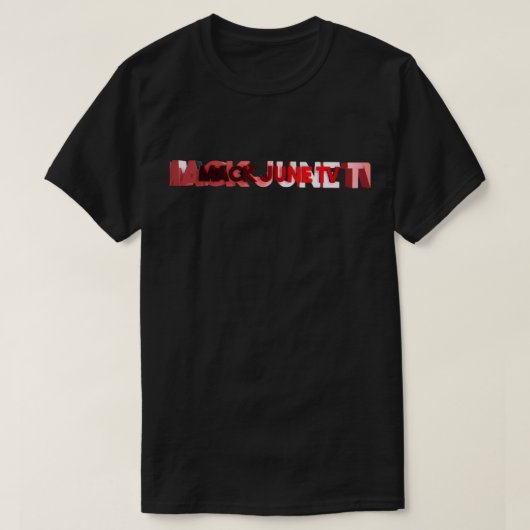 Mack June TV ロゴ T Tシャツ (デザイン正面)