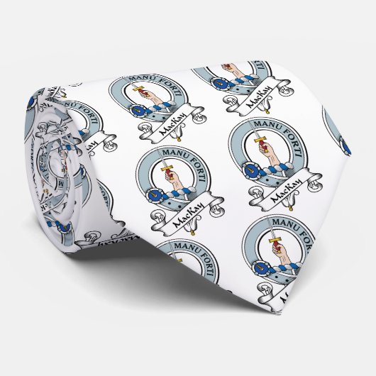 MacKayの一族は記章を付けます ネクタイ (ロール)