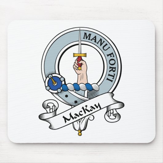 MacKayの一族は記章を付けます マウスパッド (正面)