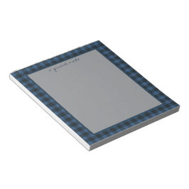 MacKay Blue Ancient Original Scottish Tartan  ノートパッド