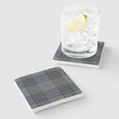 MacKay Blue Tartan ストーンコースター (横)