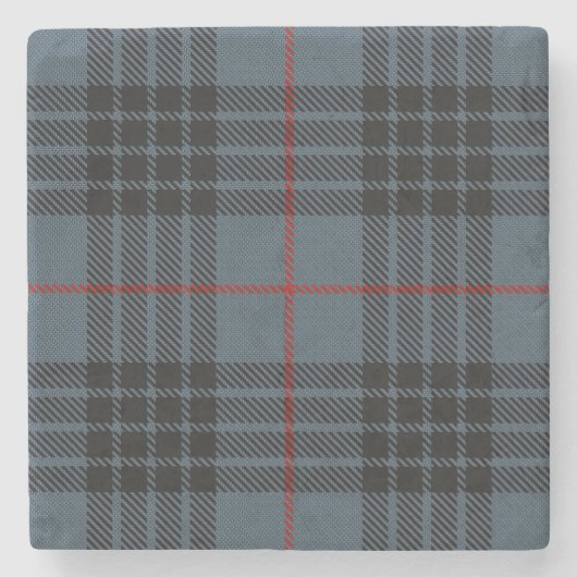 MacKay Blue Tartan ストーンコースター (正面)