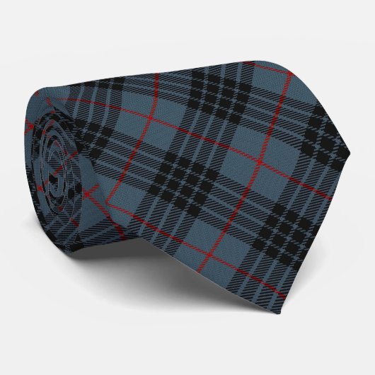 MacKay Blue Tartan ネクタイ (ロール)