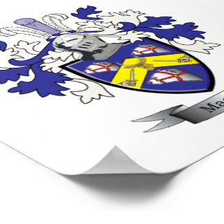 MacKay Family Crest Coat of Arms ポスター