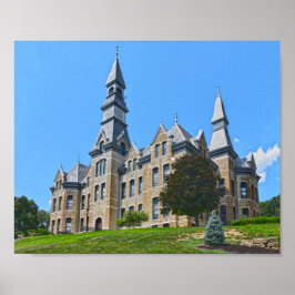 Mackay Hall, Side View, Park University, Missouri ポスター