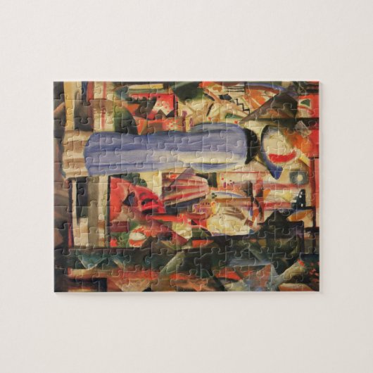 Mackeによるショーウィンドウの前の女威厳がある性 ジグソーパズル (横)