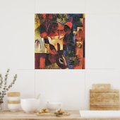 Mackeによるチュニジア威厳がある市場 ポスター (キッチン)