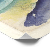 Mackeによるビーチでのピクニ威厳があるック ポスター (角)