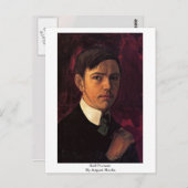 Mackeによる自己威厳がある肖像画 ポストカード (正面/裏面)