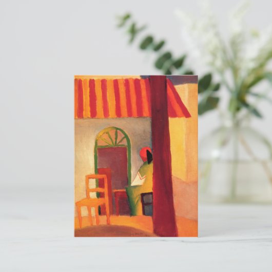 Macke威厳があるはこカラフルき ポストカード (スタンド正面)