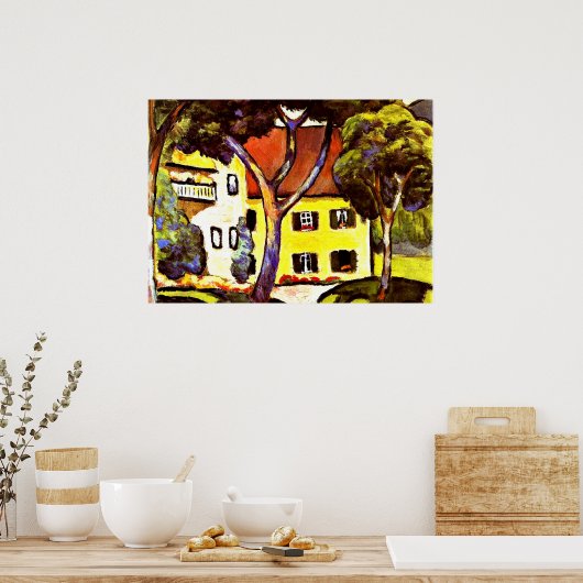 Macke – ストアウダーズハウスアットテゲルンシー ポスター (キッチン)