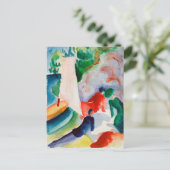 Macke – ピクニックオンビーチ ポストカード (スタンド正面)