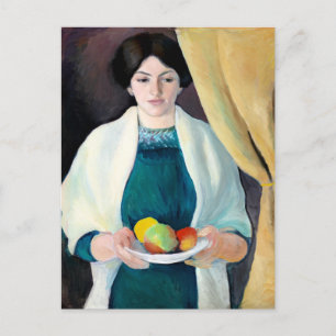Macke -ポートレート・オブ・ザ・アーティストの妻、 ポストカード