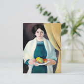 Macke -ポートレート・オブ・ザ・アーティストの妻、 ポストカード (スタンド正面)