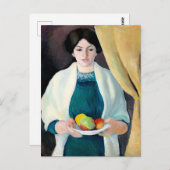 Macke -ポートレート・オブ・ザ・アーティストの妻、 ポストカード (正面/裏面)