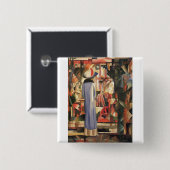 Macke 威厳がある - Large Bright Shop Window 1912油 缶バッジ (正面&裏面)