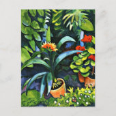 Macke – 庭の花 シーズンポストカード (正面)