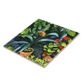 Macke – 庭の花 タイル (側面)