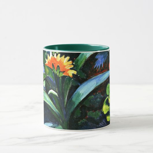 Macke – 庭の花 マグカップ (中央)