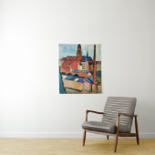 Macke - St. Mary's with Houses and Chimney（ボン） タペストリー (インサイチュ)