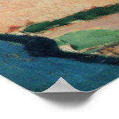 Macke - St. Mary's with Houses and Chimney(ボン) ポスター (角)