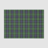 MacKellarのタータンチェック格子縞のティッシュペーパー 薄葉紙 (正面)