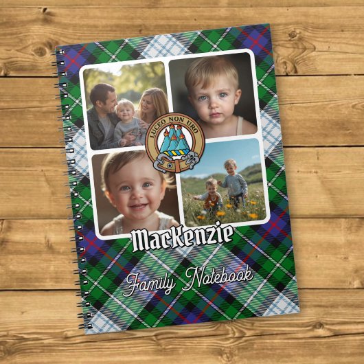 MacKenzie 家族フォトコラージュ ノートブック