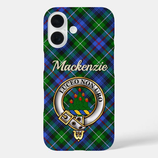 Mackenzie Clan Badge & Tartan iPhone / iPad case Case-Mate iPhoneケース (裏面)