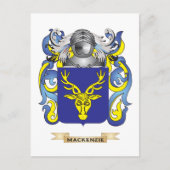 MacKenzie Coat of Arms (家紋) ポストカード (正面)