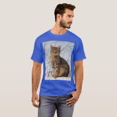 Mackerel Tabby Cat Tシャツ (正面フル)