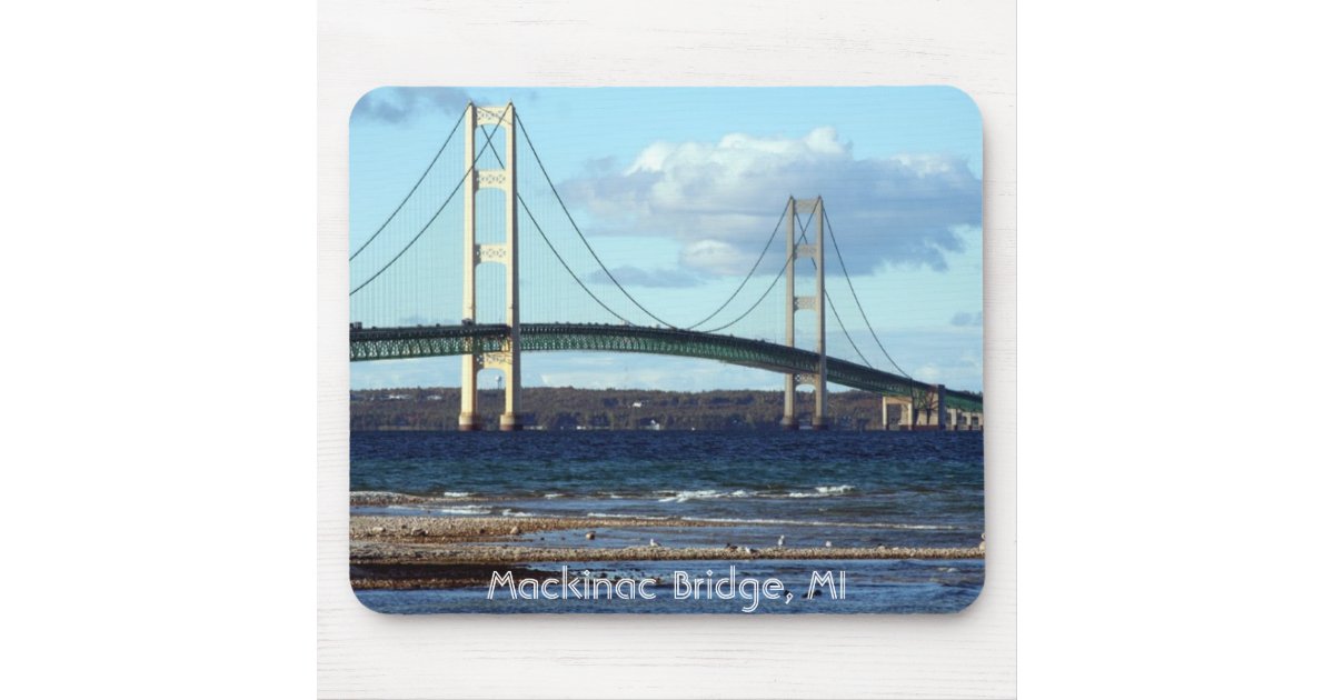 Mackinac橋秋 マキナック橋 Mi マウスパッド Zazzle Co Jp