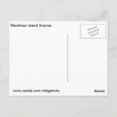 Mackinacの場面 ポストカード (裏面)