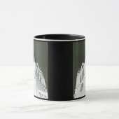 Mackinacの島のセントアンのカトリック教会 マグカップ (中央)