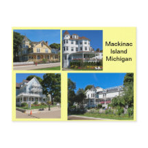 Mackinacの島の建物