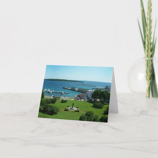 Mackinacの島の空白のなカード カード (正面)